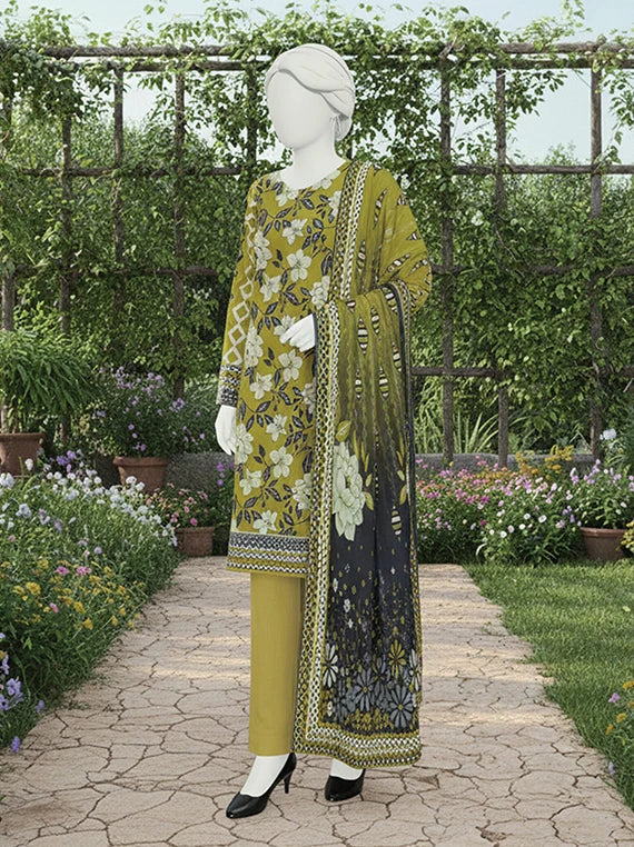 DHAAGE Printed Lawn By ABC Collection 2026 (D-07)