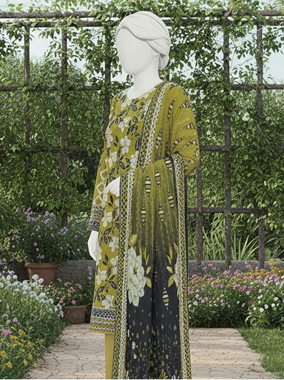 DHAAGE Printed Lawn By ABC Collection 2026 (D-07)