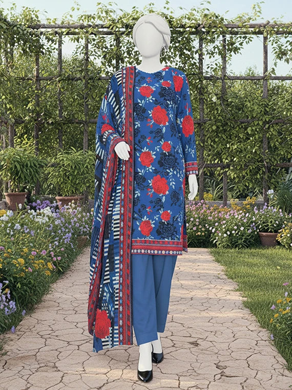DHAAGE Printed Lawn By ABC Collection 2026 (D-08)