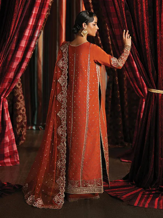 DIVANI by Afrozeh Embroidered Raw Silk Collection 2025 (AS-25-04)