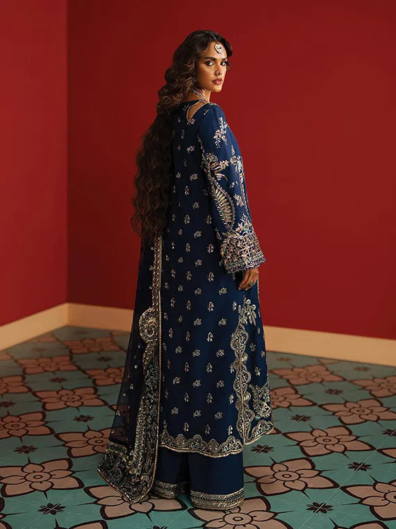 DIVANI by Afrozeh Embroidered Raw Silk Collection 2025 (AS-25-06)