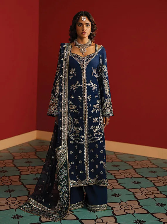 DIVANI by Afrozeh Embroidered Raw Silk Collection 2025 (AS-25-06)