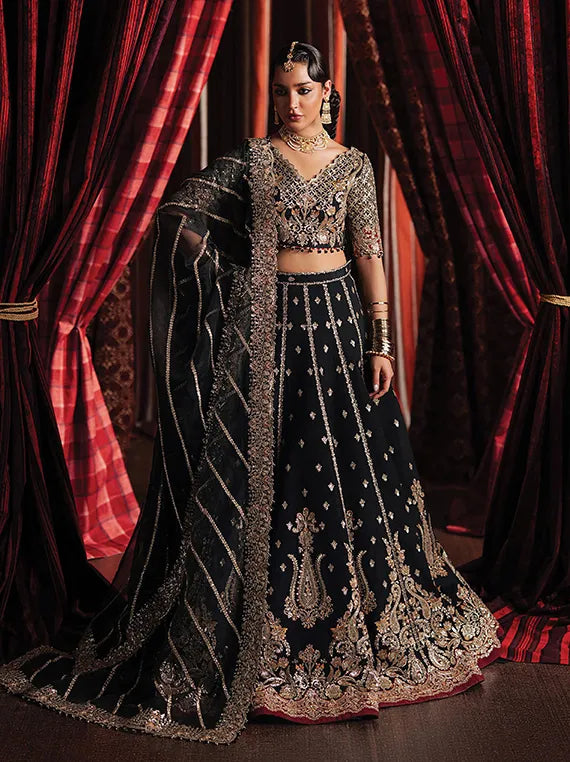 DIVANI by Afrozeh Embroidered Raw Silk Collection 2025 (AS-25-07)