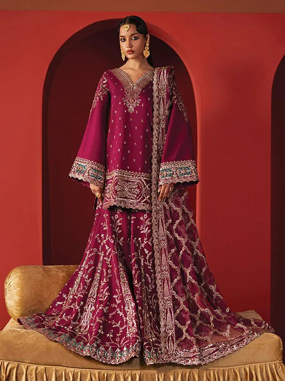 DIVANI by Afrozeh Embroidered Raw Silk Collection 2025 (AS-25-09)