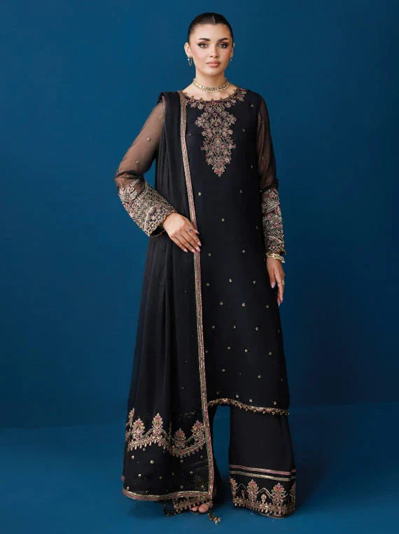 DUA by Alizeh Embroidered Chiffon Collection 2026 Vol-05 (07-Eclipse)