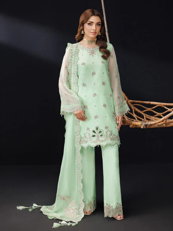 DUA by Alizeh Embroidered Chiffon Collection 2026 Vol-05 (08-Opaline)