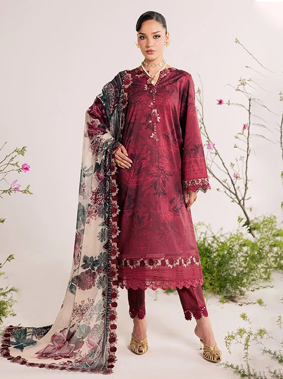 Daily Delights Embroidered Lawn Collection 2026 By Nureh (DD-28)