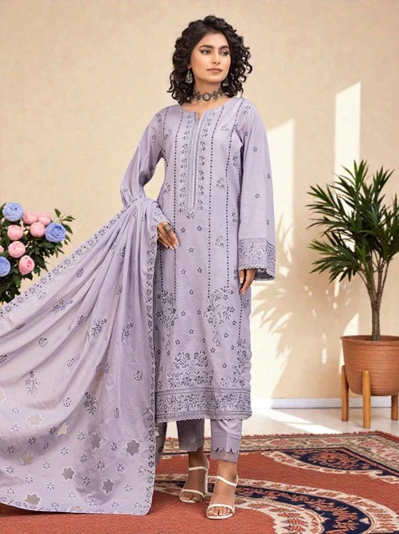 Dastak by Eleganza Embroidered Slub Lawn Collection 2026 Vol-05 (EG-751)