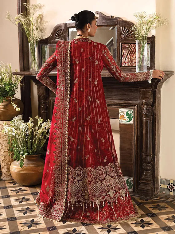 Dastangoi by Afrozeh Exclusive Organza Collection 2025 (TEAROSE)