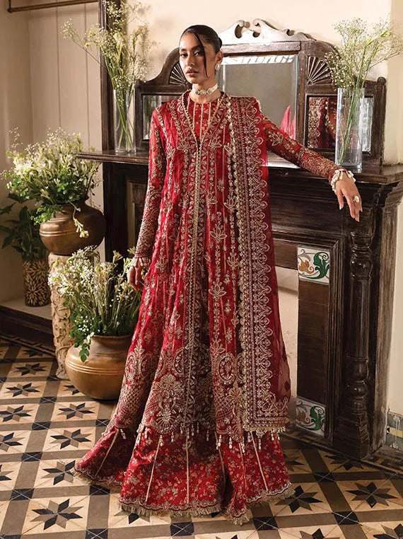 Dastangoi by Afrozeh Exclusive Organza Collection 2025 (TEAROSE)