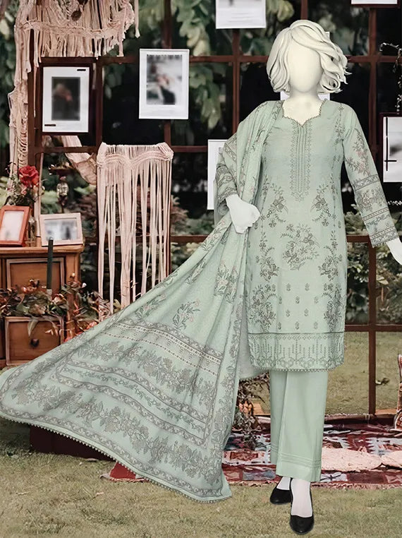 Dastoor by ABC Embroidered Peach Slub Collection 2025 (D-1239)