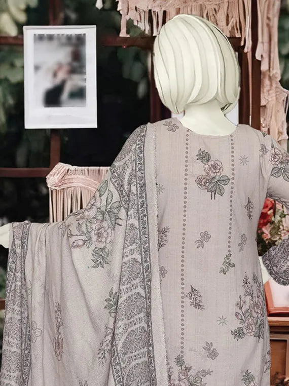 Dastoor by ABC Embroidered Peach Slub Collection 2025 (D-1243)