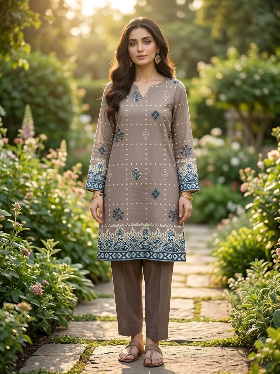 Delicate Flowers Printed Lawn Edit 2026 Vol-FA13 (D-16)