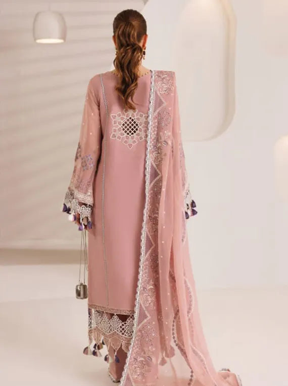 Dhagaay by Alizeh Embroidered Chiffon Collection 2025 (D-04 Aabia)
