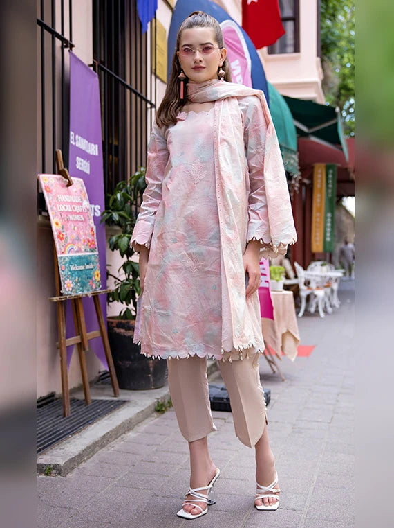 Dhagakari by Alzohaib Embroidered Winter Cotton Unstitched Collection'26 (D-04)