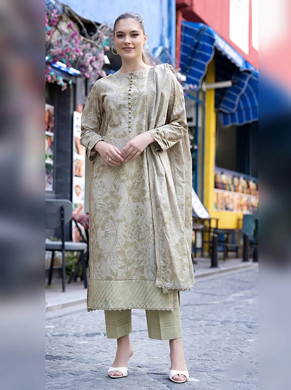 Dhagakari by Alzohaib Embroidered Winter Cotton Unstitched Collection'26 (D-05)