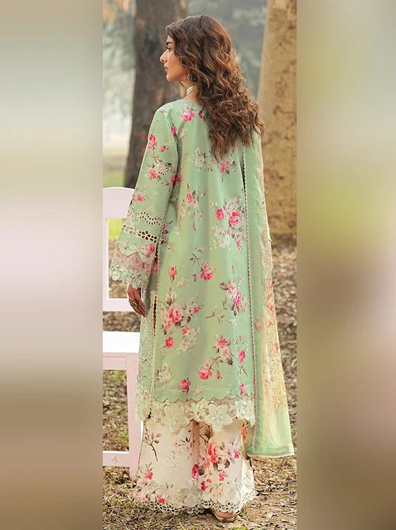 Dhanak Luxury by Ramsha Embroidered Lawn Collection 2026 (DH-101)