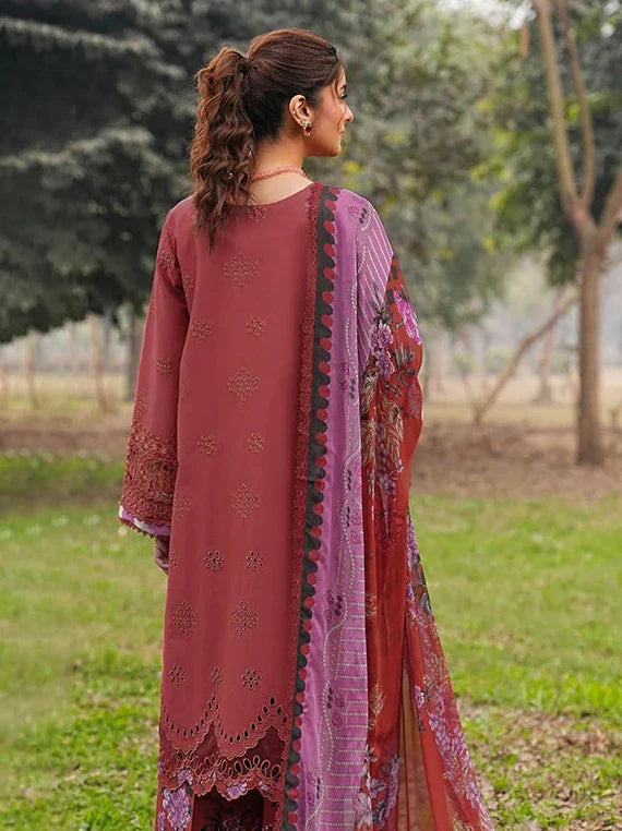 Dhanak Luxury by Ramsha Embroidered Lawn Collection 2026 (DH-108)
