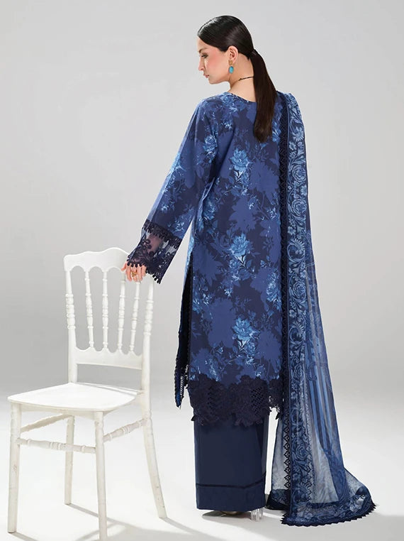 Dhanak by Ramsha Embroidered Lawn Collection 2026 Vol-02 (DH-201)