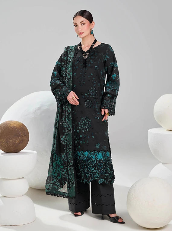 Dhanak by Ramsha Embroidered Lawn Collection 2026 Vol-02 (DH-203)