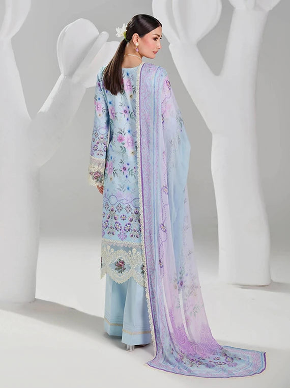 Dhanak by Ramsha Embroidered Lawn Collection 2026 Vol-02 (DH-205)