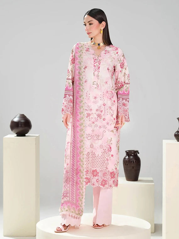 Dhanak by Ramsha Embroidered Lawn Collection 2026 Vol-02 (DH-210)