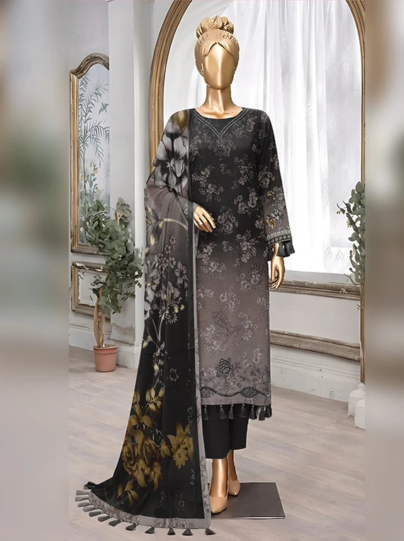 Diamond by ABC Embroidered Bana Dora Unstitched Collection'26 (D-01)