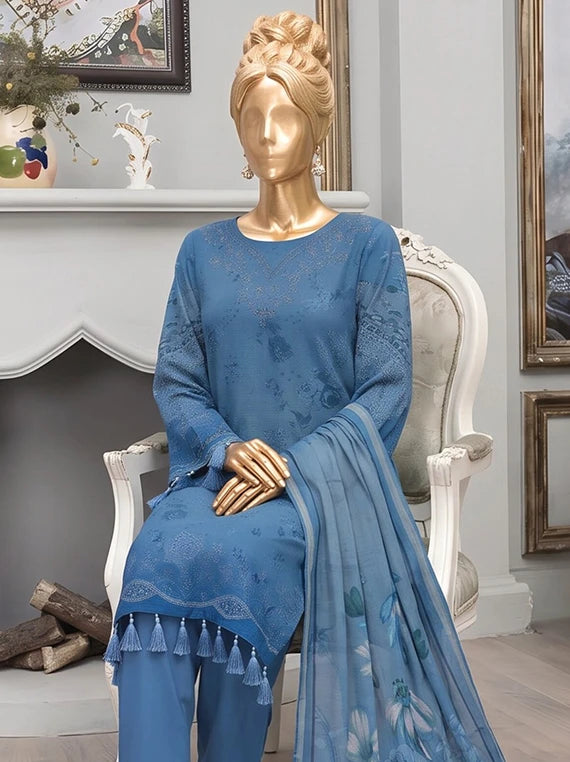 Diamond by ABC Embroidered Bana Dora Unstitched Collection'26 (D-03)