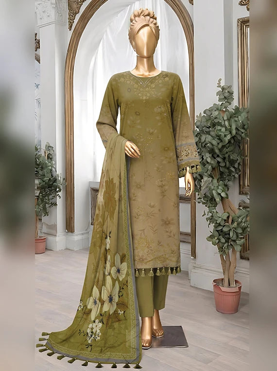 Diamond by ABC Embroidered Bana Dora Unstitched Collection'26 (D-07)