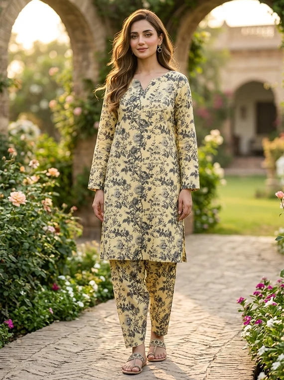 Digital Printed Lawn By Umar Poshak Edit26 Vol-FA11 (D-03)