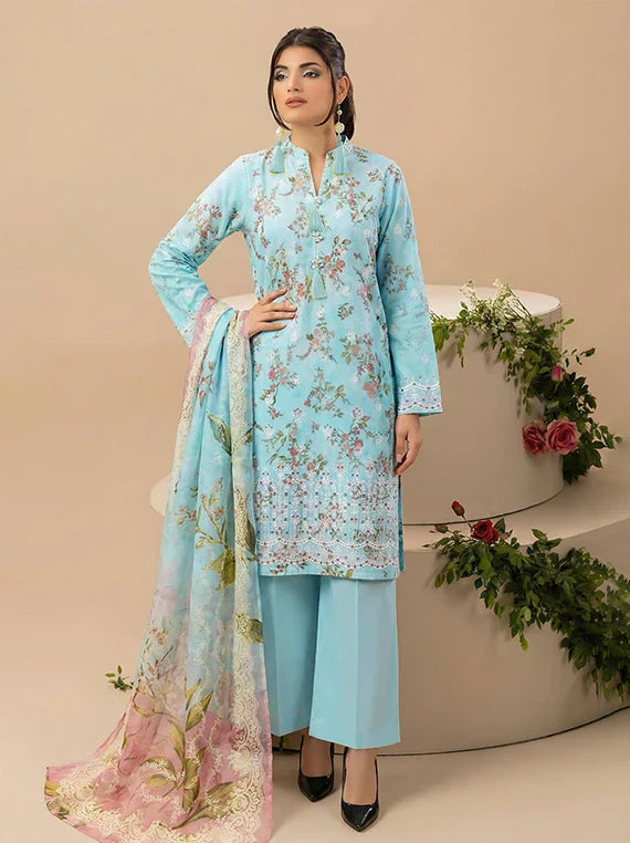 Dilkash by Pearl Arts Embroidered Lawn Collection 2026 Vol-74 (D-01)