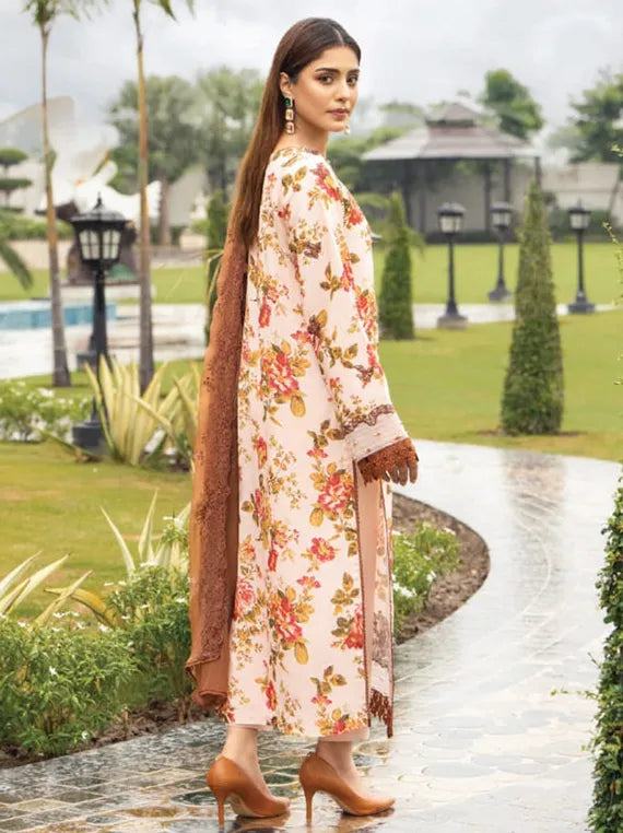 Diva Embroidered Karandi Collection 2024 By HumDum (D-06)