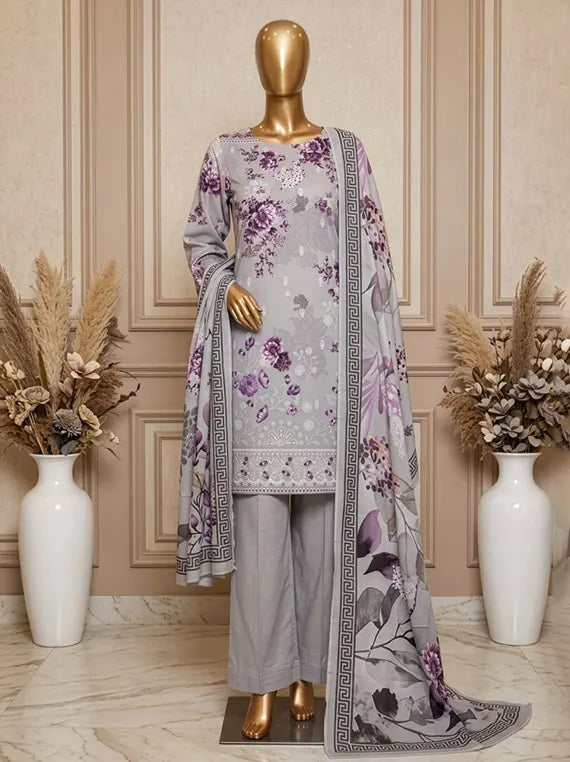 Divine by Fantak Silk Slub Karandi Unstitched Collection'26 V-1003 (D-02)