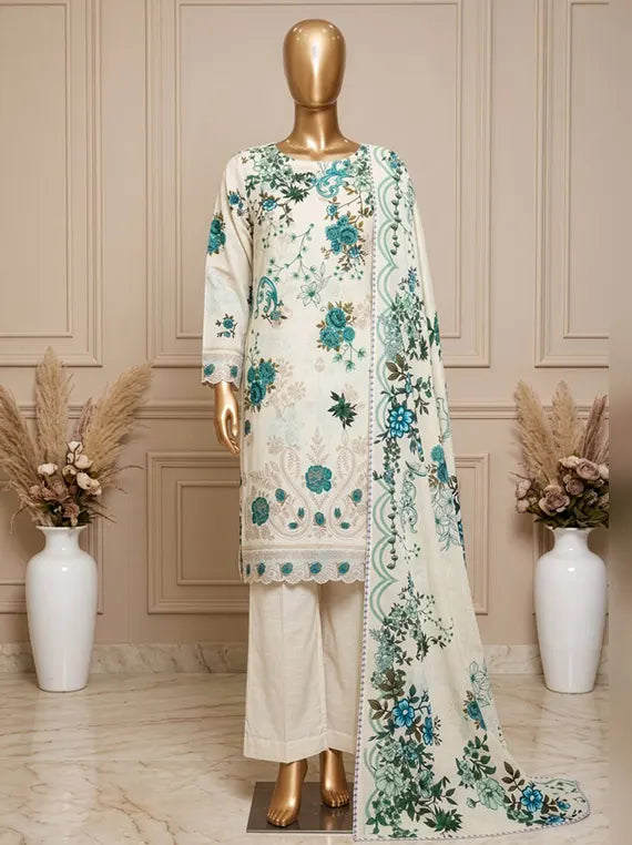 Divine by Fantak Silk Slub Karandi Unstitched Collection'26 V-1003 (D-03)