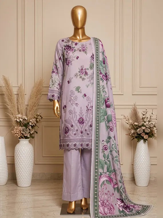 Divine by Fantak Silk Slub Karandi Unstitched Collection'26 V-1003 (D-07)