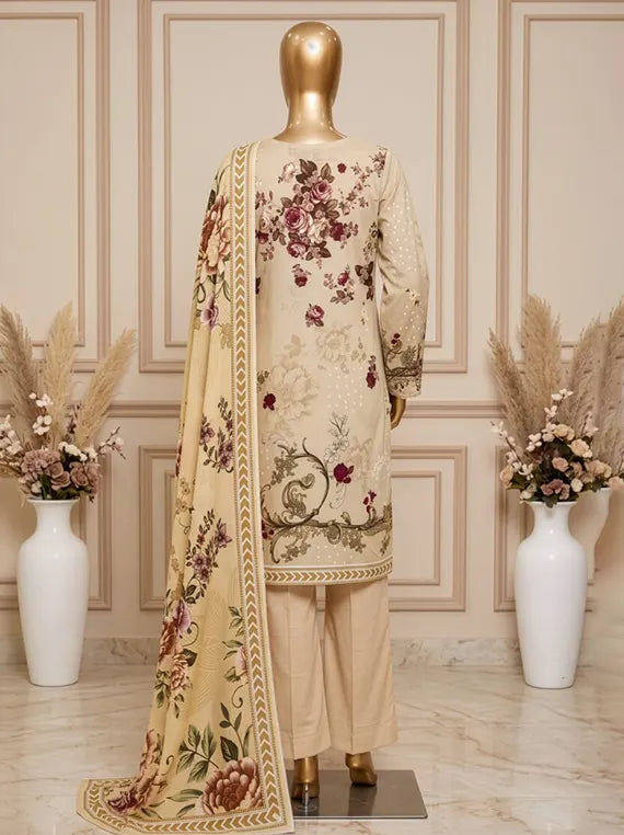 Divine by Fantak Silk Slub Karandi Unstitched Collection'26 V-1003 (D-08)