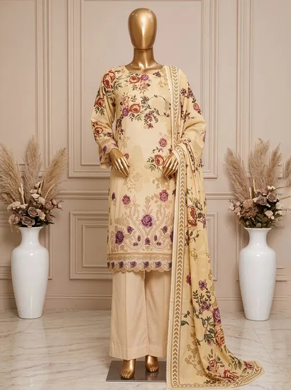 Divine by Fantak Silk Slub Karandi Unstitched Collection'26 V-1003 (D-08)