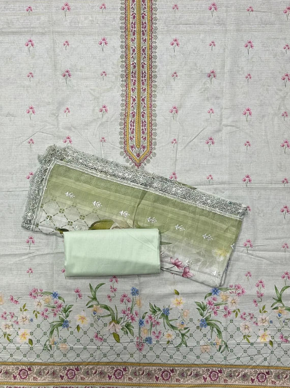 Dots and Flowers Printed Lawn Edit26 Vol-26DE07