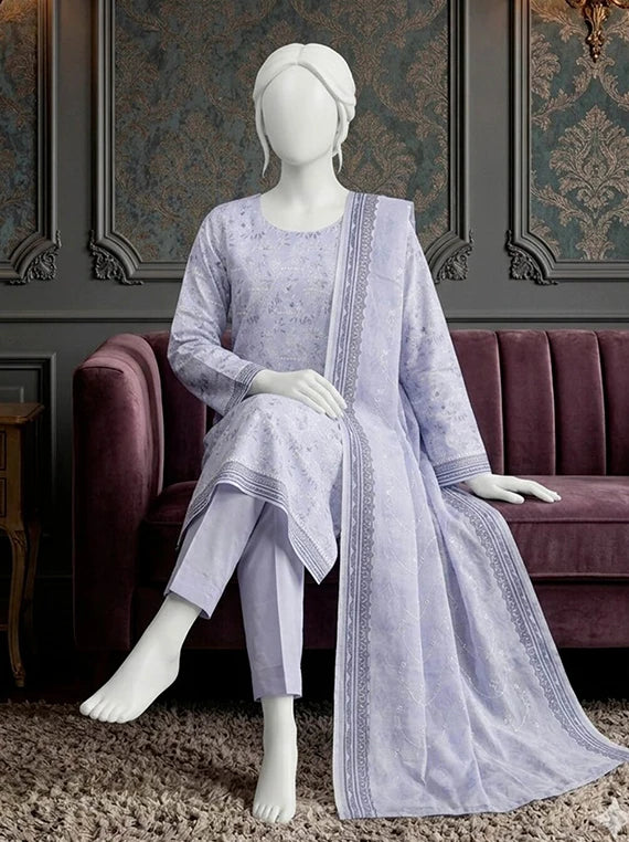 Dur-e-Fishan by Abc Embroidered Lawn Collection 2026 (D-01)