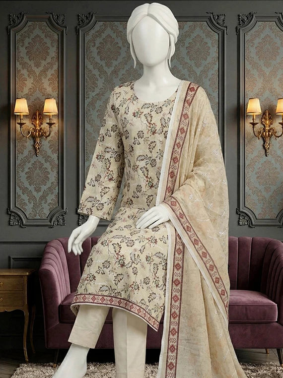 Dur-e-Fishan by Abc Embroidered Lawn Collection 2026 (D-07)