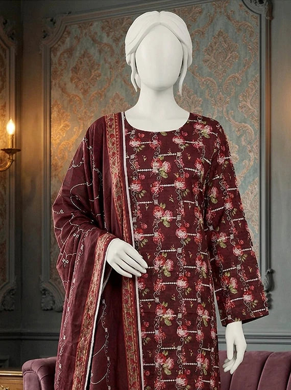 Dur-e-Fishan by Abc Embroidered Lawn Collection 2026 (D-08)