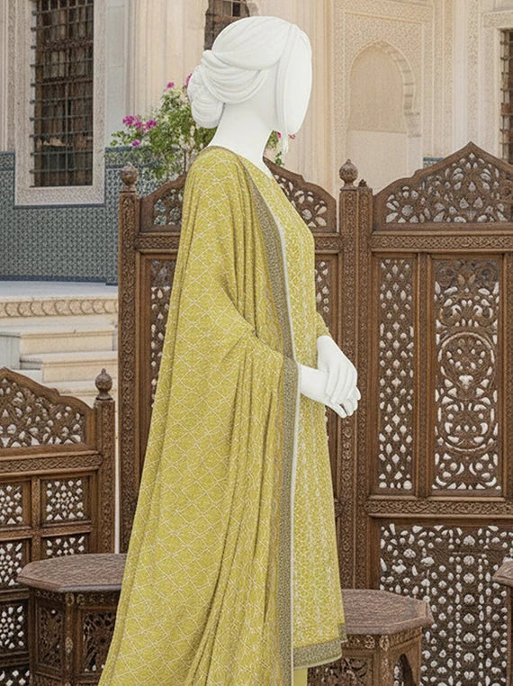 Dur E Fishan Embroidered Printed Lawn By ABC Collection 2026 Vol-01 (D-01)