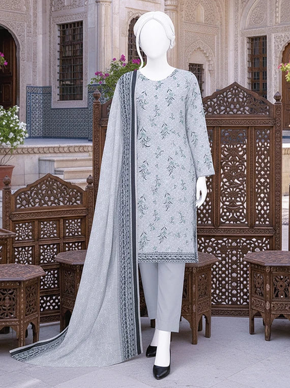 Dur E Fishan Embroidered Printed Lawn By ABC Collection 2026 Vol-01 (D-02)