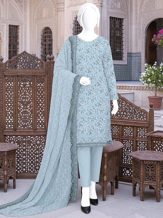 Dur E Fishan Embroidered Printed Lawn By ABC Collection 2026 Vol-01