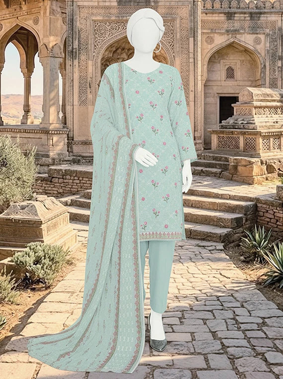 Dur E Fishan Embroidered Printed Lawn By ABC Collection 2026 Vol-02 (D-04)