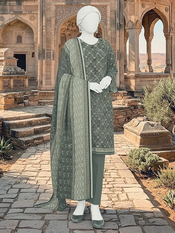 Dur E Fishan Embroidered Printed Lawn By ABC Collection 2026 Vol-02 (D-10)