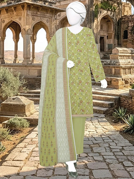 Dur E Fishan Embroidered Printed Lawn By ABC Collection 2026 Vol-02 (D-11)