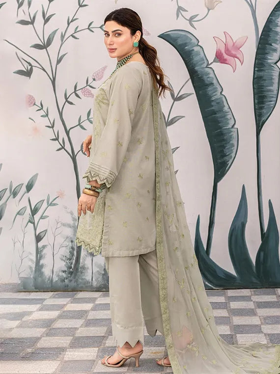 ELEGANZA Dastak by Pearl Arts Embroidered Karandi Collection 2025 Vol-10 (EG-876)