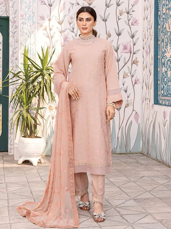 ELEGANZA Dastak by Pearl Arts Embroidered Karandi Collection 2025 Vol-10 (EG-877)