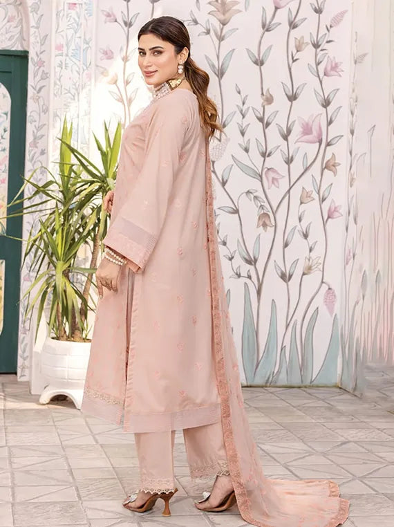 ELEGANZA Dastak by Pearl Arts Embroidered Karandi Collection 2025 Vol-10 (EG-877)